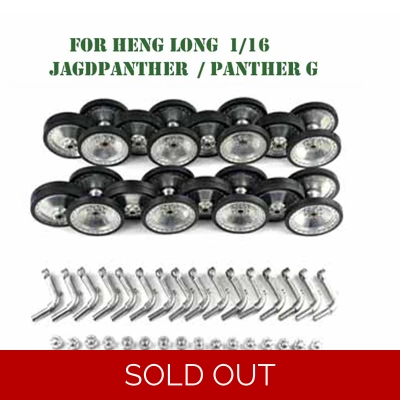 Heng Long Panther G Jagdpanther tank metal road wheels & Suspensions set
